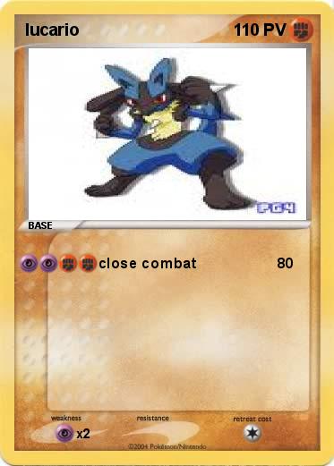 Pokemon lucario