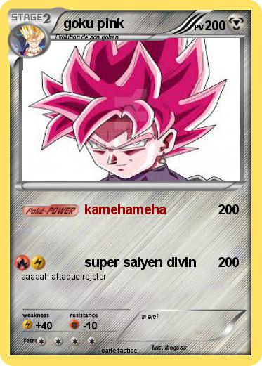 Pokemon goku pink