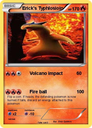 Pokemon Erick's Typhlosioin