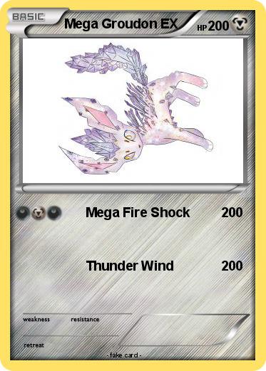 Pokemon Mega Groudon EX