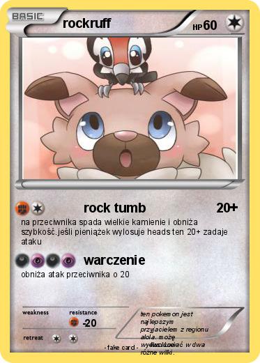 Pokemon rockruff