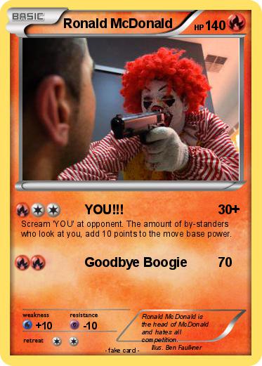Pokemon Ronald McDonald