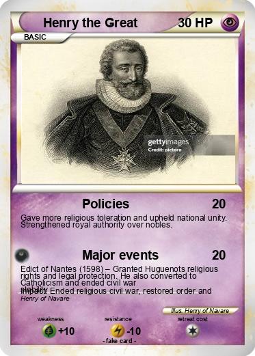 Pokemon Henry the Great