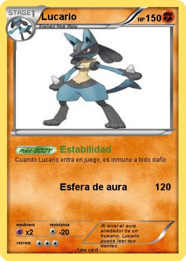 Pokemon Lucario
