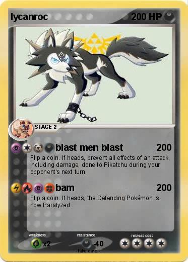 Pokemon lycanroc