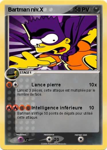 Pokemon Bartman niv.X