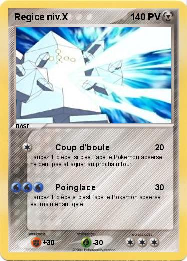 Pokemon Regice niv.X