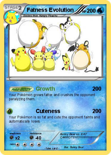 Pokemon Fatness Evolution