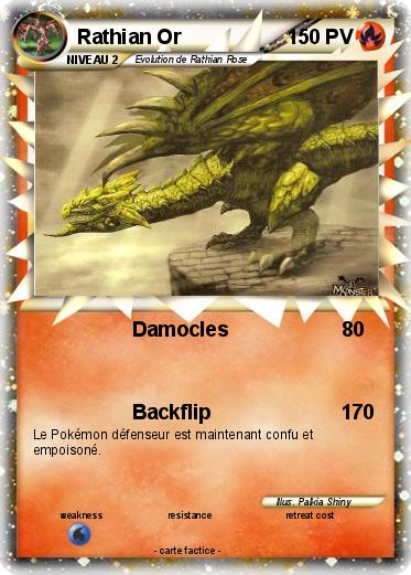 Pokemon Rathian Or
