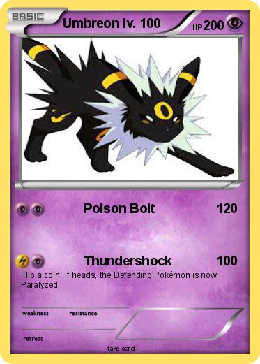 Pokemon Umbreon lv. 100