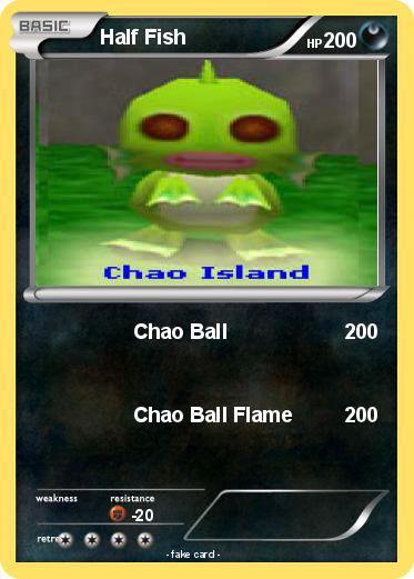 Pokemon Half Fish