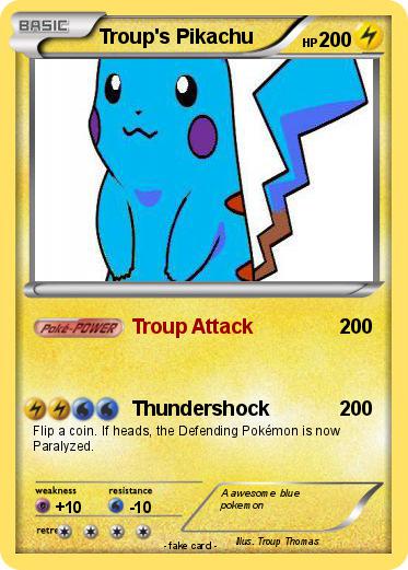 Pokemon Troup's Pikachu