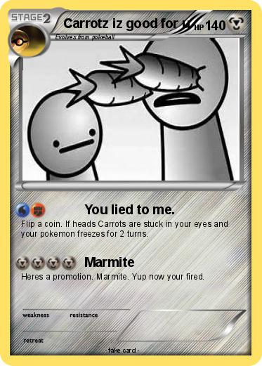 Pokemon Carrotz iz good for u