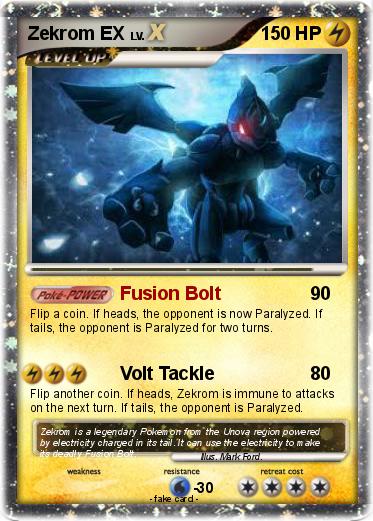 Pokemon Zekrom EX