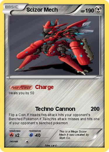 Pokemon Scizor Mech