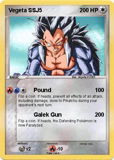 Pokemon Vegeta SSJ5