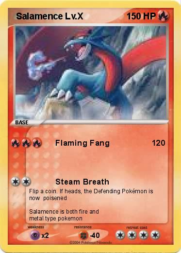 Pokemon  Salamence Lv.X