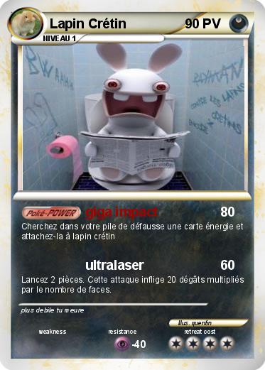 Pokemon Lapin Crétin