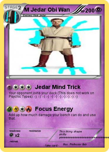 Pokemon M Jedar Obi Wan