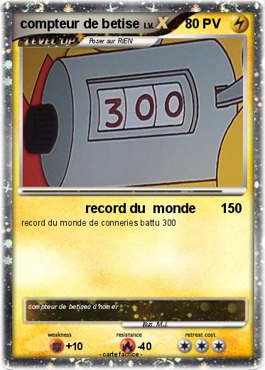 Pokemon compteur de betise