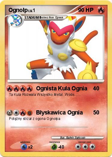 Pokemon Ognołp