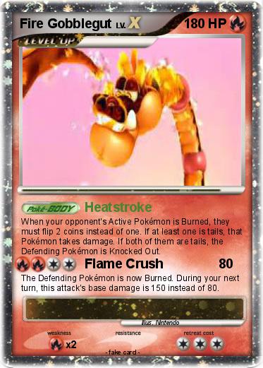Pokemon Fire Gobblegut