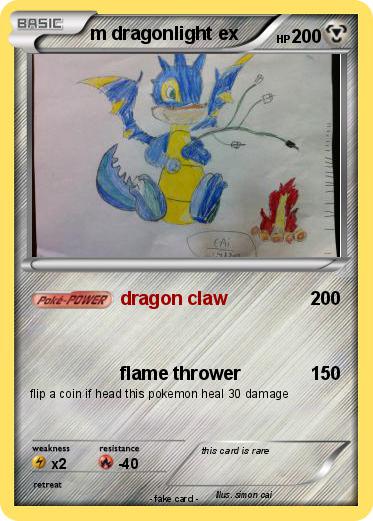 Pokemon m dragonlight ex