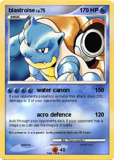 Pokemon blastroise