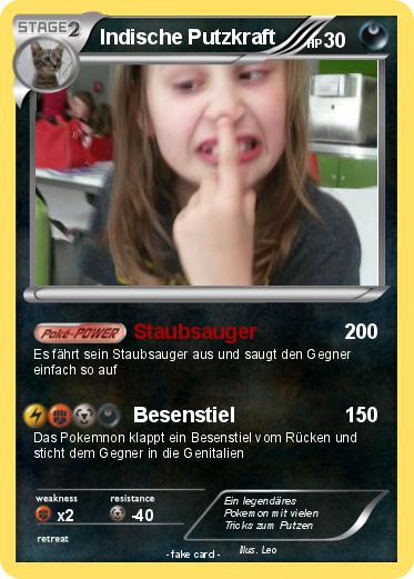 Pokemon Indische Putzkraft