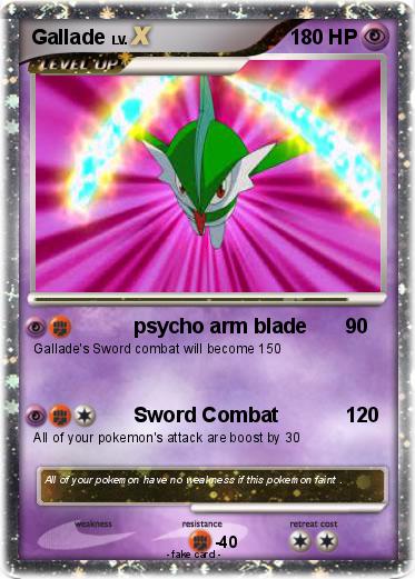 Pokemon Gallade
