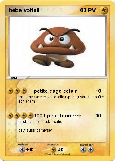 Pokemon bebe voltali
