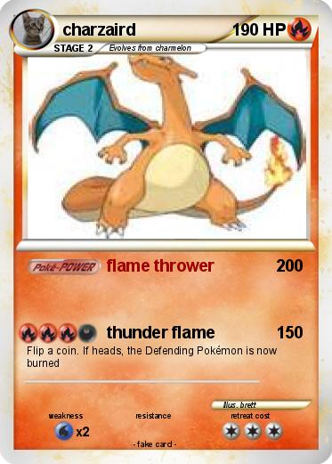 Pokemon charzaird