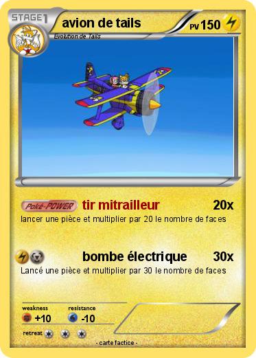 Pokemon avion de tails