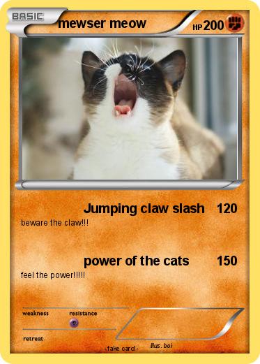Pokemon mewser meow