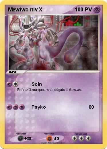 Pokemon Mewtwo niv.X