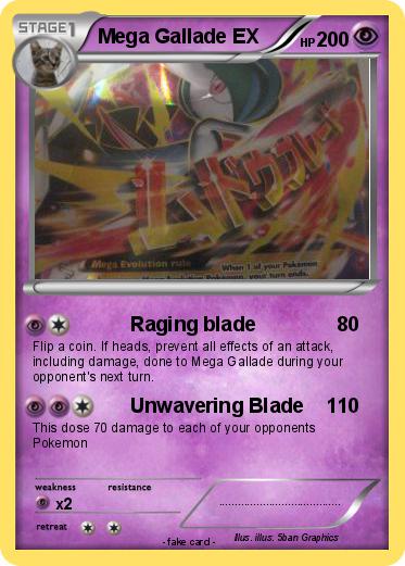 Pokemon Mega Gallade EX