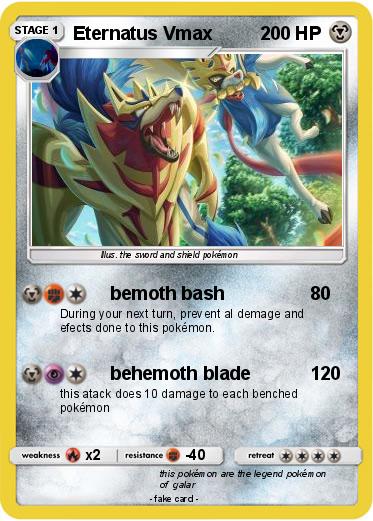 Pokemon Eternatus Vmax