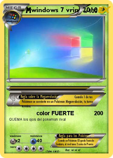 Pokemon windows 7 vrin  2010