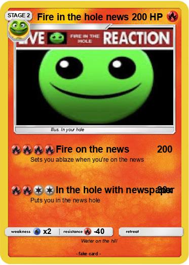 Pokemon Fire in the hole news