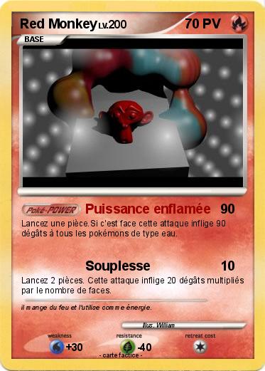 Pokemon Red Monkey