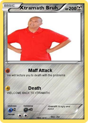 Pokemon Xtramath Bruh