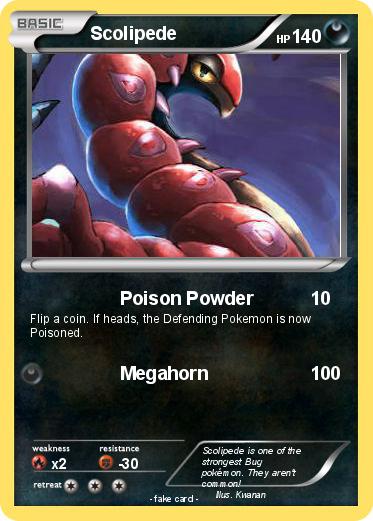 Pokemon Scolipede
