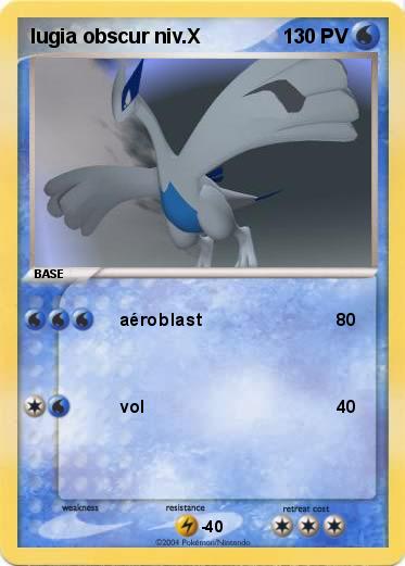 Pokemon lugia obscur niv.X