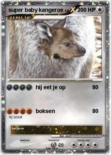 Pokemon super baby kangeroe