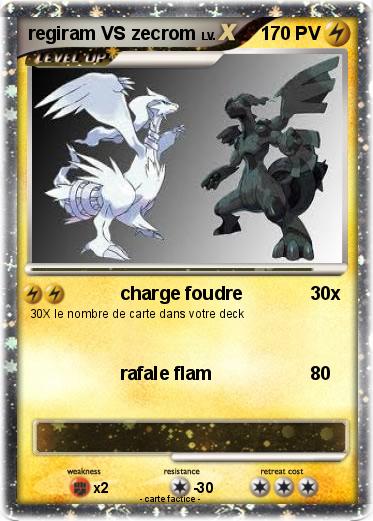 Pokemon regiram VS zecrom