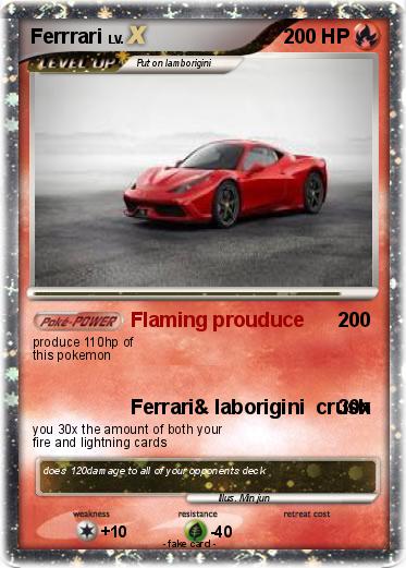 Pokemon Ferrrari