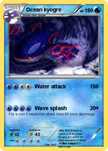 Pokemon Ocean kyogre