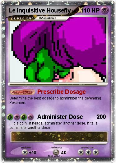 Pokemon Le Inquisitive Housefly