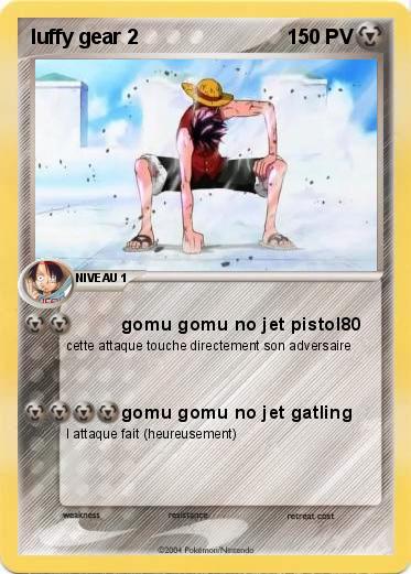 Pokemon luffy gear 2