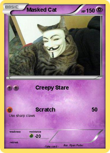 Pokemon Masked Cat